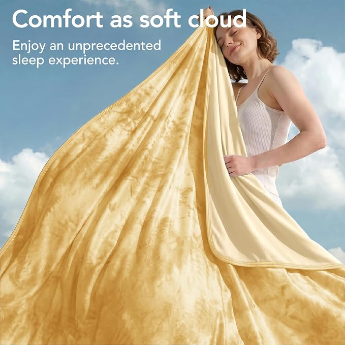 Cooling Blanket 80''x88'' for Hot Sleepers, Arc-Chill Q-Max>0.35 Double Sided Cold Blankets for Night Sweats, Cool Soft Lightweight Summer Blanket for Sofa Bed Couch, Gifts for Women Queen