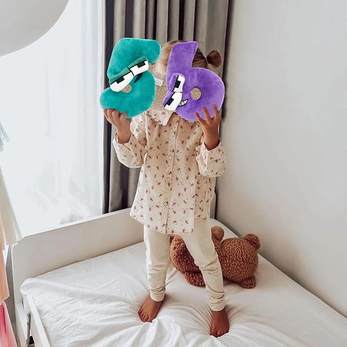 10PCS Nume Lore Plush Throw Pillow Plush Toy,Nume Plush 0-9 Stuffed Figure Doll for Kids and Adults,Birthday Choice for Fans Gifts