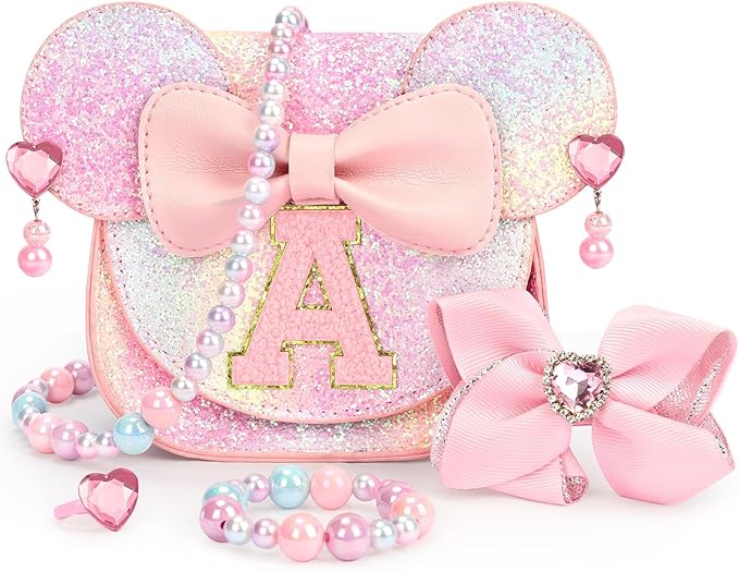 mibasies Toddler Purse Gifts for Girls: 3 Year Old Girl Gifts, Mouse Toys Purse Set