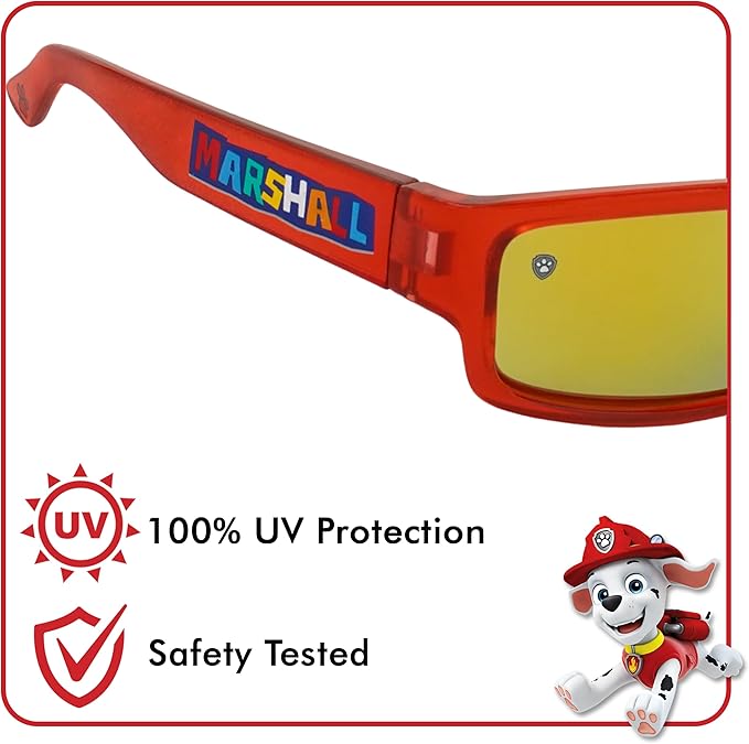 ARKAID PAW Patrol Boys Sunglasses | Chase, Marshall and Rubble | Safe UV400 | One Size Fits Most Kids