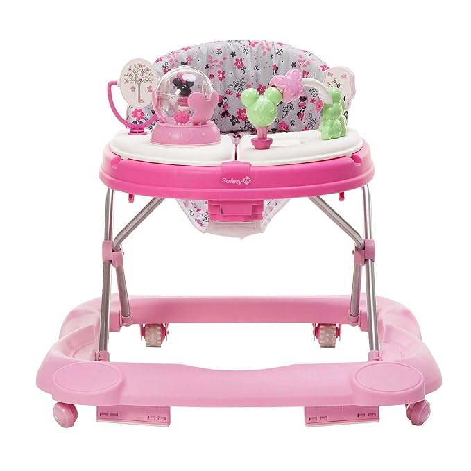 Disney Baby Minnie Mouse Baby Walkers and Activity Center with Music and Lights, Garden Delight