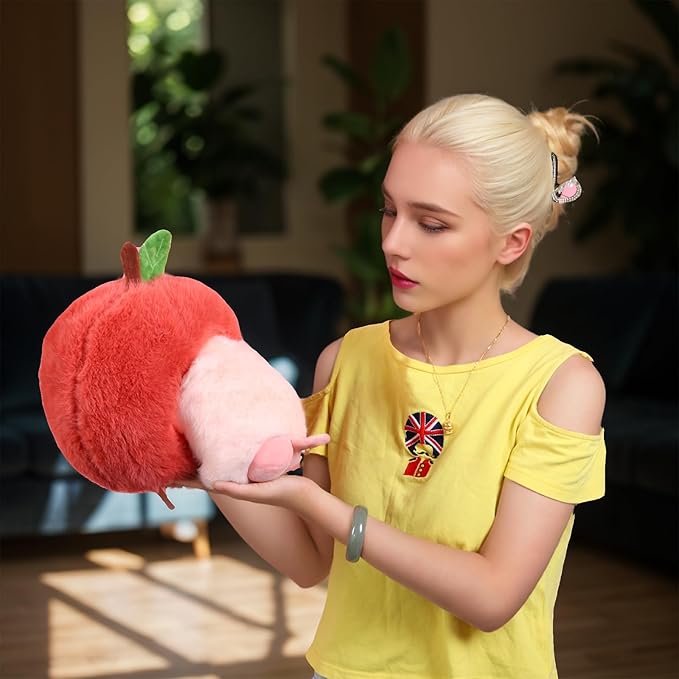Lovely Pig Stuffed Animal Plush Pillow 9.8Inch Funny Detachable Pig Toy Soft Plushie Pillow Cute Animal Ornaments Party Decor Birthday Gift for Boys and Girls