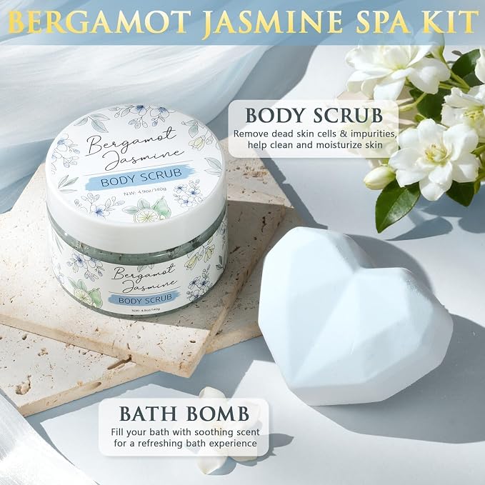 Birthday Gifts for Women, Spa Self Care Package Get Well Soon Gift Baskets | Sympathy Gift Set w/ Crochet Flower Bouquet, Christmas Thinking of You Gifts Basket for Women Mom Her Best Friend Sister Wife