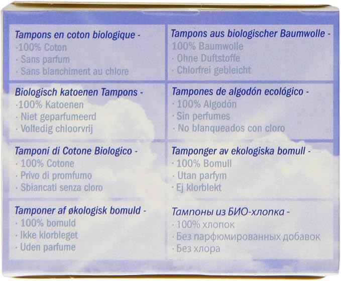 Natracare Tampons, Regard, 3 Packs of 10