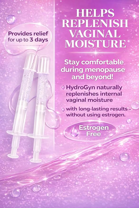 SexyEve Hydro GYN Pro Vaginal Moisturizer | Long-Lasting Relief for Dryness & Irritation | Hyaluronic Acid & Vitamin E | Hormone-Free Feminine Care | Pre- & Post-Menopausal | 10 Applicators