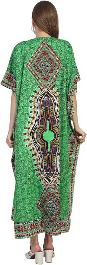 SheKaf Womens Turkish Kaftan Kimono Maxi Dress Caftan Beach Swimsuit Cover up Loungewear