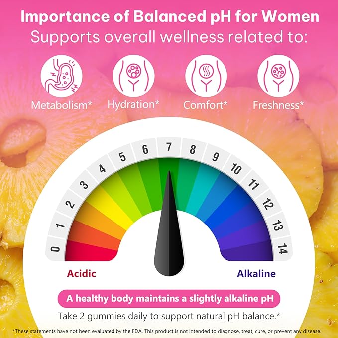 ITSDAWN Vaginal Probiotics for Women Gummies, Women's Probiotic Gummies for Feminine Wellness - Daily Balance & Support, PH Balance, Hawaiian Pineapple Flavor, 60 Count