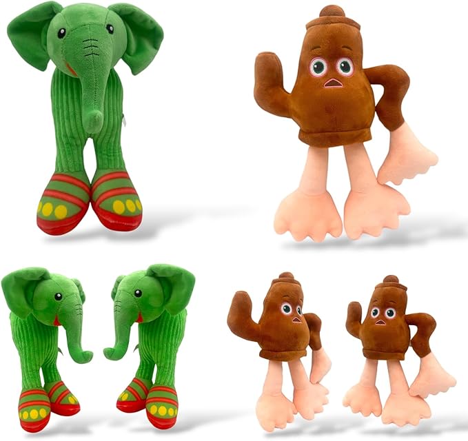 Set of 8 Vibrant Plush Toys – Ultra Soft, Snuggle Ready, Lovable & Durable Companions for Kids, Playrooms