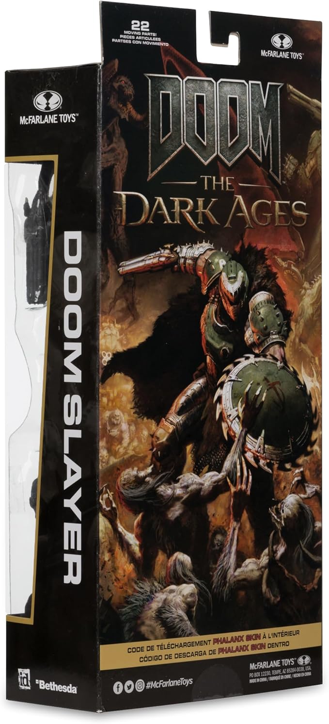 McFarlane Toys- Doom: The Dark Ages Doom Slayer (Phalanx Skin) 7in Action Figure