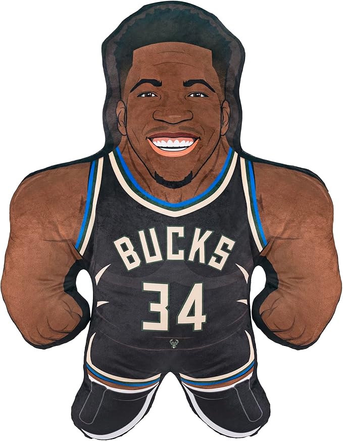 Bleacher Creatures Milwaukee Bucks Giannis Antetokounmpo 24" NBA Bleacher Buddy - Soft Plush Toy