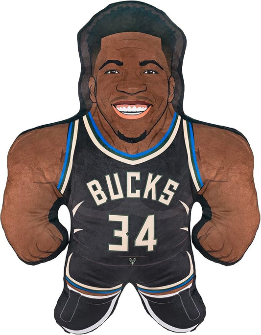 Bleacher Creatures Milwaukee Bucks Giannis Antetokounmpo 24" NBA Bleacher Buddy - Soft Plush Toy