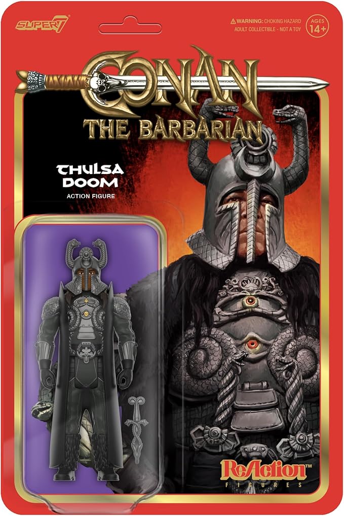 Super7 Conan The Barbarian Thulsa Doom - 3.75" Conan Action Figure with Accessories Classic Movie Collectibles and Retro Toys