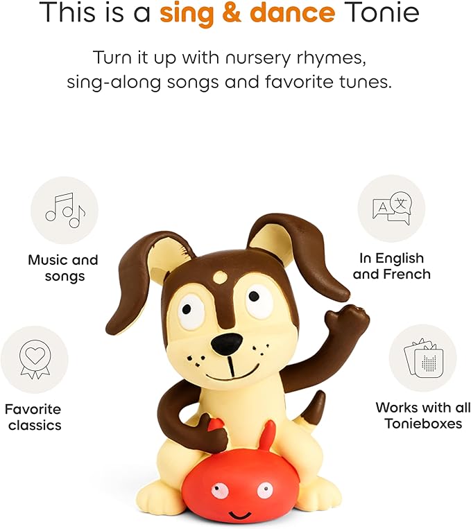 Toniebox 2 Audio Player Starter Set for Kids 1+ with Playtime Puppy - Sky Blue