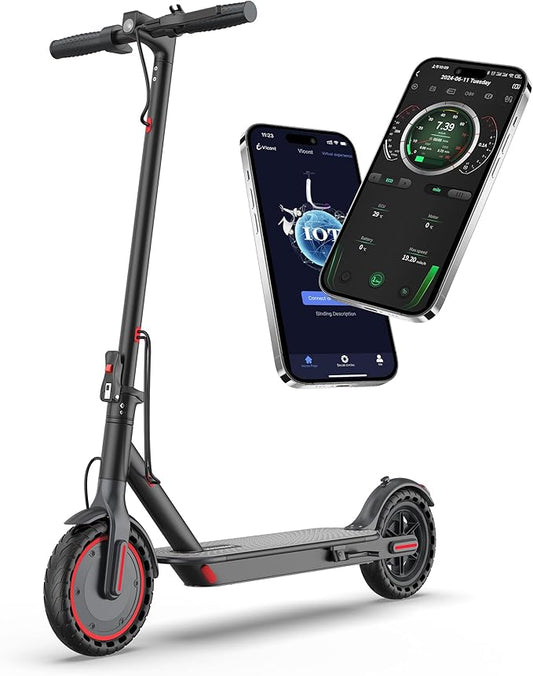 MAXSHOT Electric Scooter for Adults, 8.5/10/14" Tires, 19/22Mph, 350W/500W Motor, 21-28 Miles Range, Folding E-Scooter with Dual Suspension,APP(V1/SPRO/MAX/PRO/X1/X1PRO/PR)