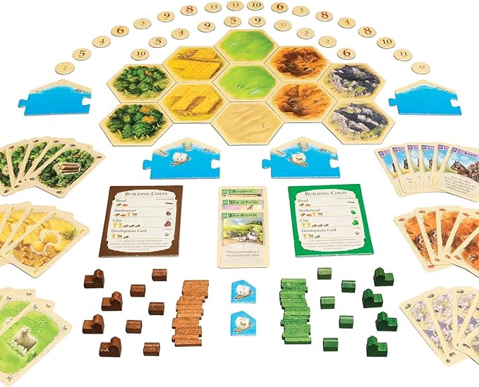 CATAN Board Game 5-6 Player Extension - Expand Your Game for More Players, Strategy Game for Kids and Adults, Ages 10+, 3-6 Players, 60-90 Minute Playtime, Made Studio