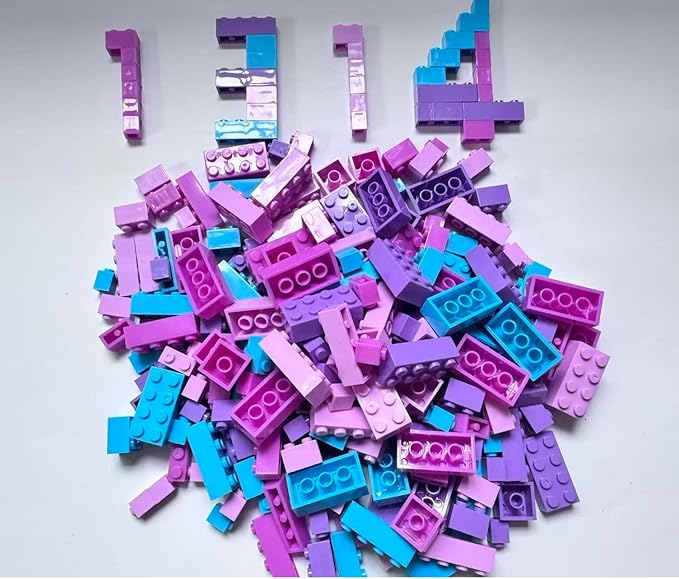 100 Pieces Building Bricks, Bulk Small Bricks for Building, Compatible with Lego Parts and Pieces, Creative Building Block Friends Toys for Girls Ages 6 7 8 9 10 Year Old