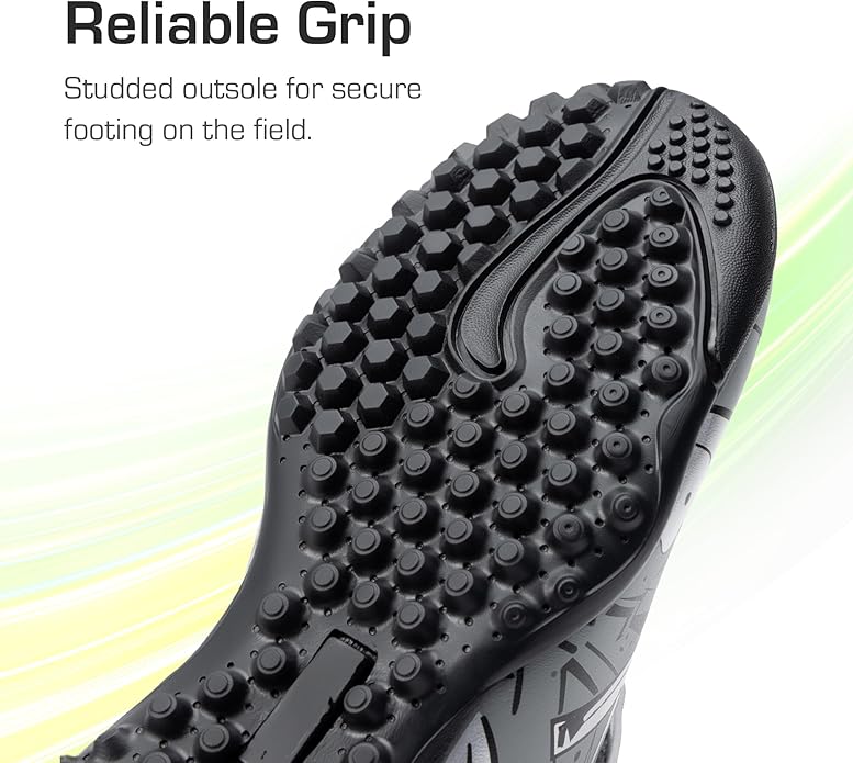 DREAM PAIRS Boys Girls Indoor Turf Soccer Cleats Lace Up Athletic Youth Futsal Football Casual Shoes for Little/Big Kid