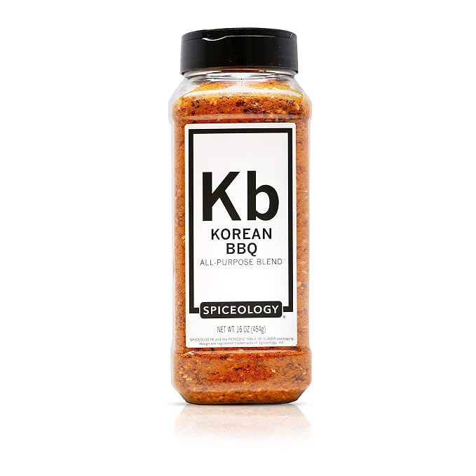 Spiceology Korean BBQ Seasoning, 16 oz | Sweet & Savory Asian Rub For BBQ, Bulgogi, Ramen, Stir Fry, For Steak, Pork & Chicken