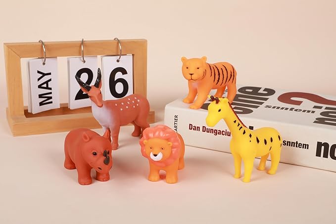 Bath Toys for Infants Ages 1-3|Sealed, No Hole Bathtub Toys |Floating Animal Toys Set|No Hole Design| (5-Piece Set)
