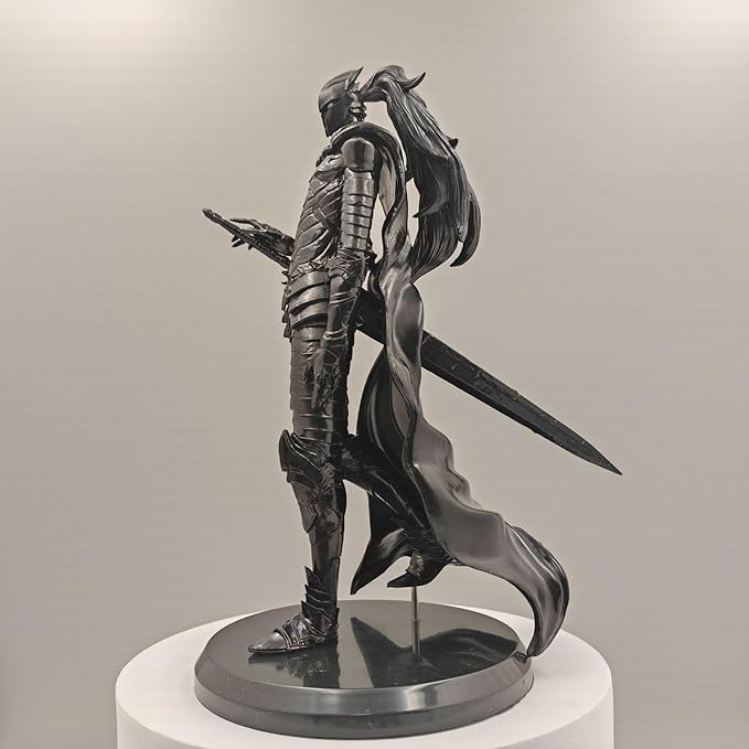 Anime Solo Leveling Shadow Knight Action Figure 8.7IN (Gray)