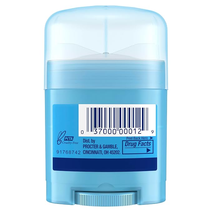 Secret Antiperspirant and Deodorant for Women, 24hr Sweat & Odor Protection, PH Balanced Protection, Gentle on Skin, Invisible Solid, Travel Size, Powder Fresh Scent, 0.5 oz (Pack of 24)