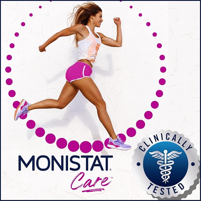 Monistat Chafing Relief Powder Gel, Long-Lasting Anti-Chafing Protection for Bikini Area, Thighs and Bra Lines, 1.5 Oz, Pack of 24