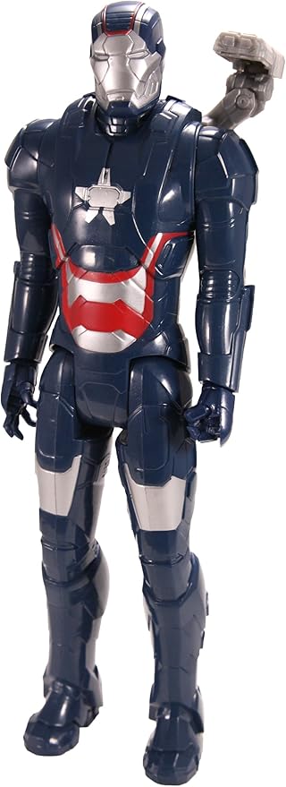 Marvel Iron Man 3 Titan Hero Series Avengers Initiative Movie Series Iron Patriot Action Figure, 12-Inch