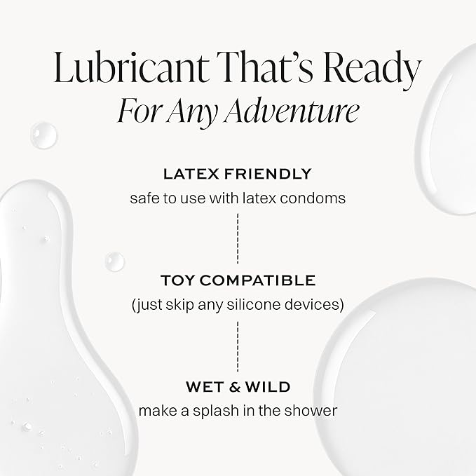 Wet Platinum Silicone-Based Personal Lubricant | Ultra Smooth, Super Slick, Hypoallergenic, Long-Lasting Performance, Waterproof Formula| Lube for Men, Women & Couples, 32 fl oz