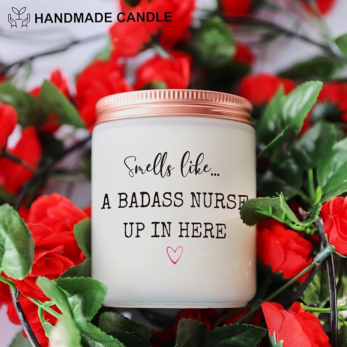 Funny Gifts for Nurse, Nurse Practitioner Gifts for Women, Nurse Week Birthday Christmas Graduation Candle Gift for New RN Nursing Student