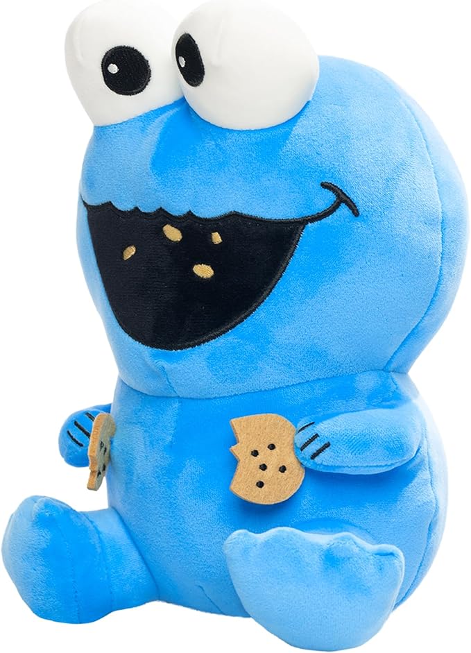 Super7 Sesame Street Super Duper Plush Wave 01 - Cookie Monster Plush Stuffed Toy