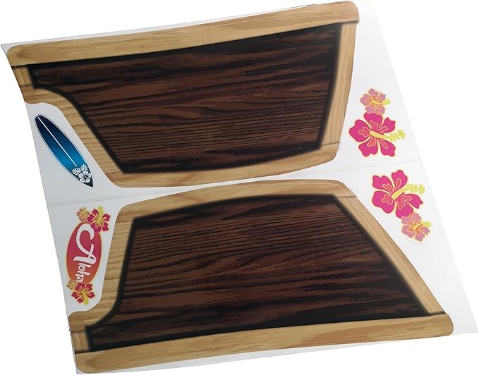Toy Restore Replacement Stickers Fits Little Tikes Cozy Truck Wood Panel Add on