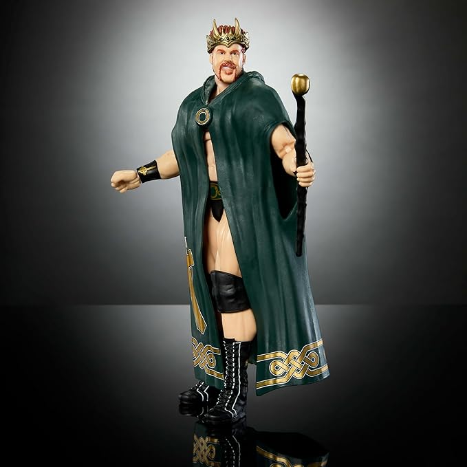 Mattel WWE Elite Action Figure & Accessories, Greatest Hits 2025, 6-inch Collectible King Sheamus with 25 Articulation Points & Swappable Hands