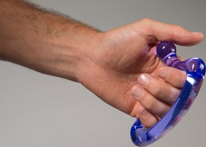 The Pressure Positive Co. Index Knobber II Massage Tool, Foot & Reflexology Massager, Perfect for Plantar Fasciitis,Tennis, Golfers Elbow, Neck Pain Relief, Trigger Point Relief, Sapphire Blue