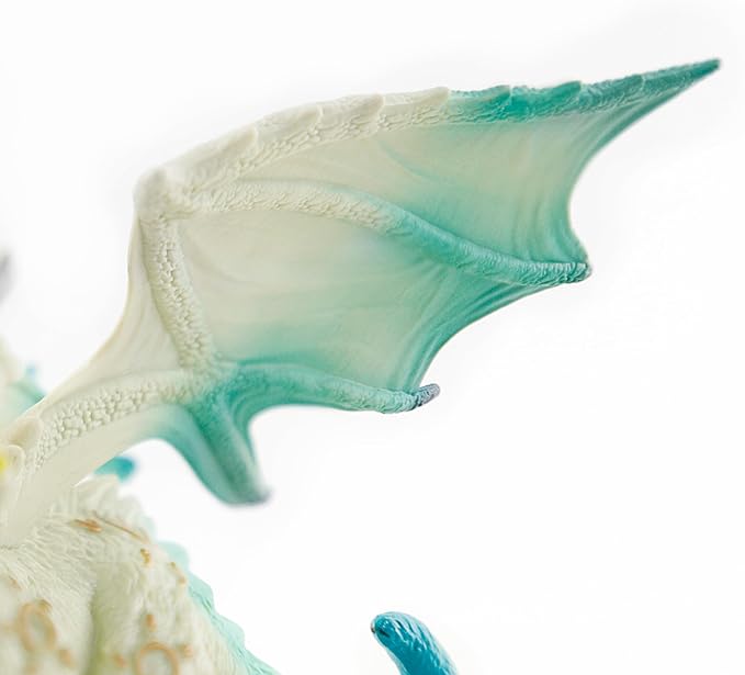 RECUR Bright Dragon Action Figurine, White Dragon Toys for Boys Girls Kids, RPG Figures Miniatures for Tabletop Display & Roleplaying, Collectors Toy Age 3 +