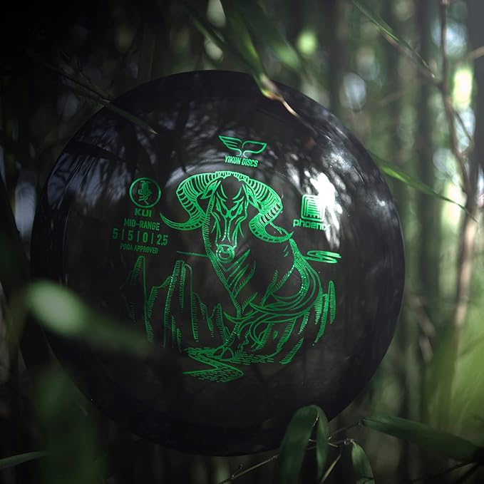 Yikun Midrange Disc Golf Disc-Overstabel Golf Mid-Range,PDGA Approved Great for Competition,Leisure and Entertainment