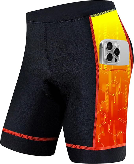 Gogokids Boys Girls 3D Padded Bike Shorts Kids Cycling Shorts Biking Shorts Sports Pants with Pockets for Mountain Road