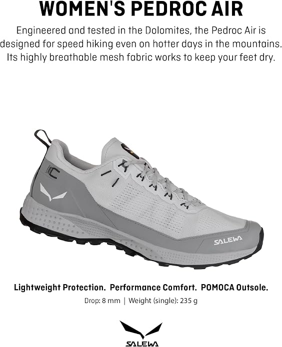 Salewa Women's Pedroc Air Hiking Shoes | Lightweight, Breathable Trekking & Trail Shoes