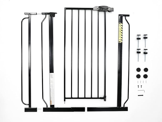 Regalo Safety 36" Extra Tall Baby Safety Gate for Doorways & Bottom of Stairs, Pressure Mount, for 6-24 Months, Toddlers & Pets, Tested & Safe for 30 Years, American Designed, American Owned