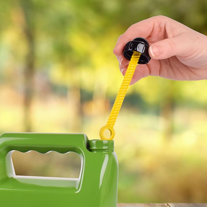 John Deere Bubble Can 24oz Bubble Bottle with Pouring Spout, Outdoor Summer Fun, Bubble Refill