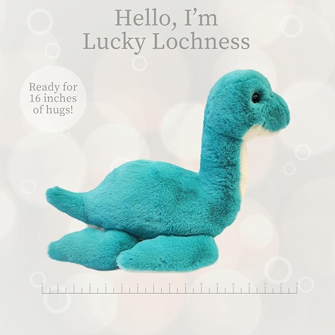 World's Softest Plush Luchy Lochness, Lushee, Large, 16" Stuffed Animal for Baby, Toddler, Kids, Adults - Lochness Plush Toy-Adorable Toy Made from Kid-Friendly, Quality Materials