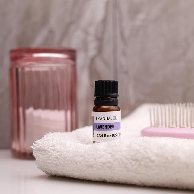 Lavender Essential Oil – Fresh Floral Aroma Oil for Diffusers, Aromatherapy & Home Fragrance – Classic Lavender Scent – 0.34 fl oz (10 ml)