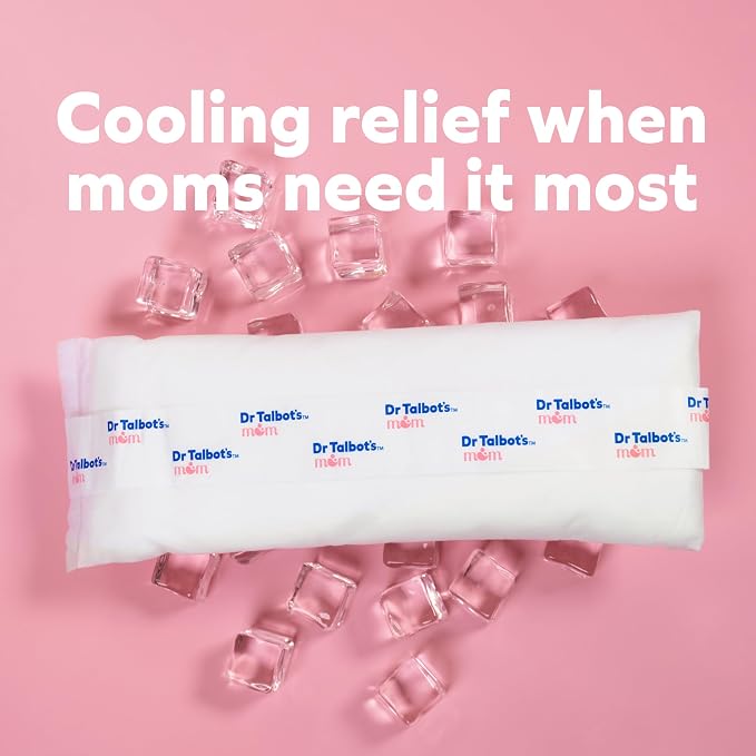 Dr. Talbot's Mom Postpartum Ice Pads for Pain Relief - 8-Pack - 2-in-1 Absorbent Postpartum Pads for Women After Birth
