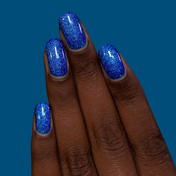 ILNP Deep Dive - Lively Cobalt Blue Holographic Nail Polish