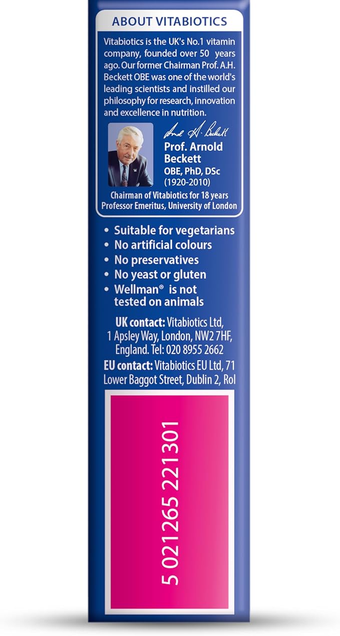 Vitabiotics Wellman 30 tablets