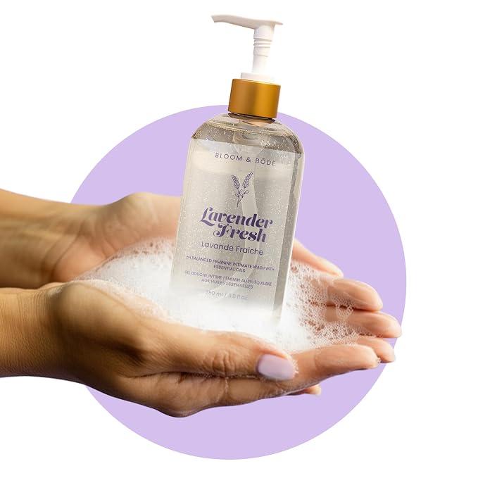 Bloom & Bōde Lavender Fresh Feminine Intimate Wash, pH-Balanced, 11.8 fl oz