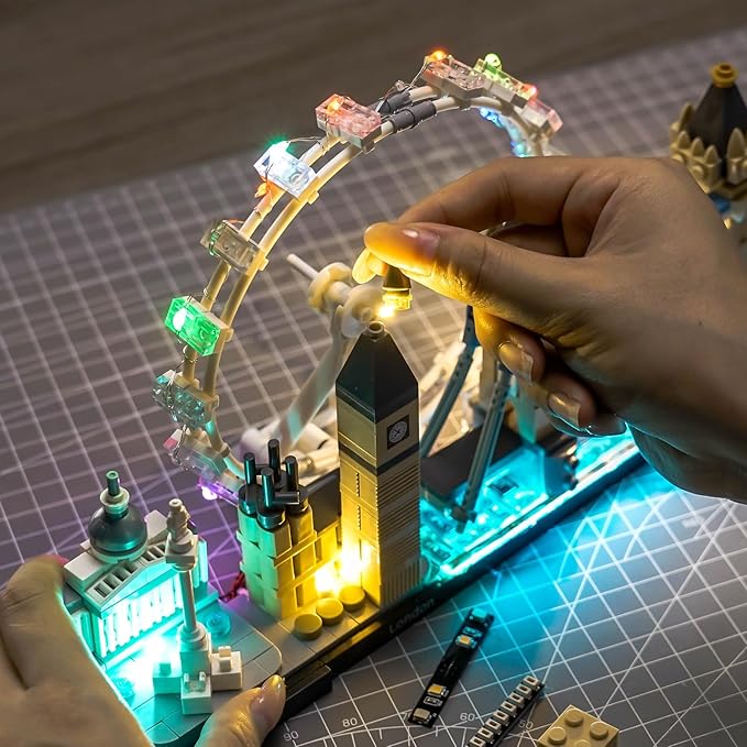 LED Lighting Compatible with LEGO Architecture London Skyline 21034，Light Kit Compatible with LEGO 21034, NOT Included The Model Set - JUST Lights