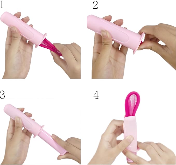 DISC Applicator Only for Menstrual Discs-Ergonomic Insertion Tool, Hygienic Reusable Menstrual Disc Applicator for Women
