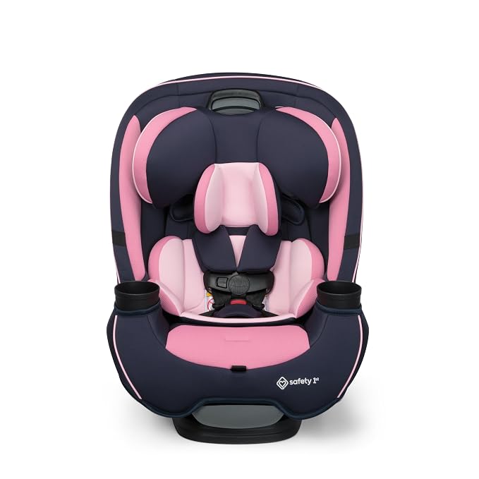 Safety 1st Grow and Go All-in-One Convertible Car Seat, Rear Facing, 5-40 lbs, Forward Facing (30–65 lbs), High Back Booster Seat 40-100 pounds, Vineyard Girl