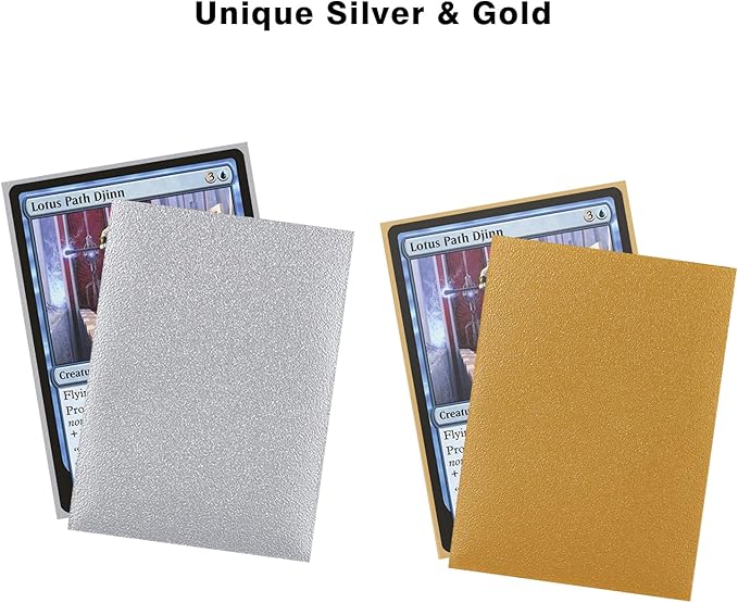 1000CT MTG Card Sleeves, Clear Front Textured Back Card Sleeve Deck Card Protectors, Standard Size Card Sleeves for MTG, Baseball Card, Football Card,Sports Cards, Game Card