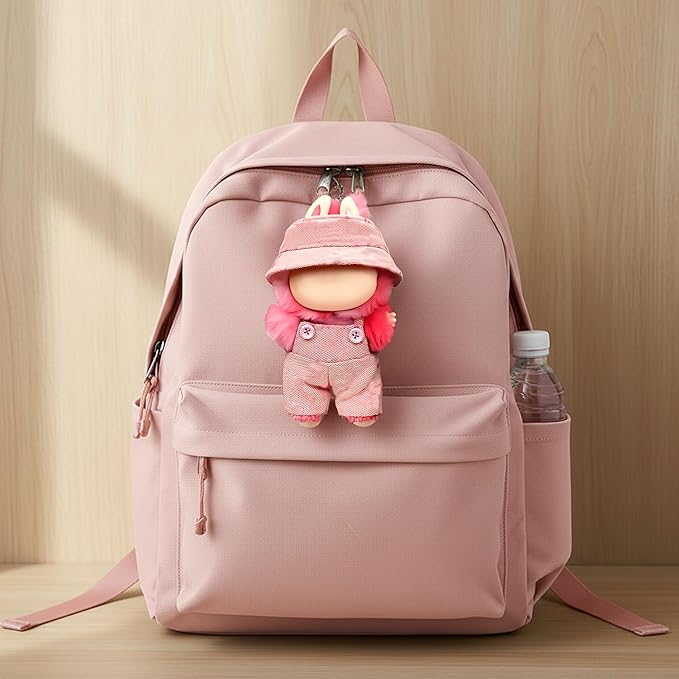 Clothes Fit for 17CM Doll, Fashion Doll Clothes Outfit Set Cute Theme Designer Toys Dress Accessories for Collector Fans Display (VV Pink Denim)